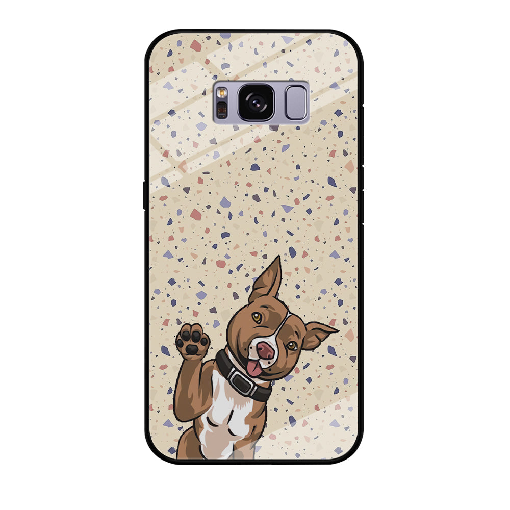 Dog Challenge to Play Samsung Galaxy S8 Plus Case Tempered Glass Case