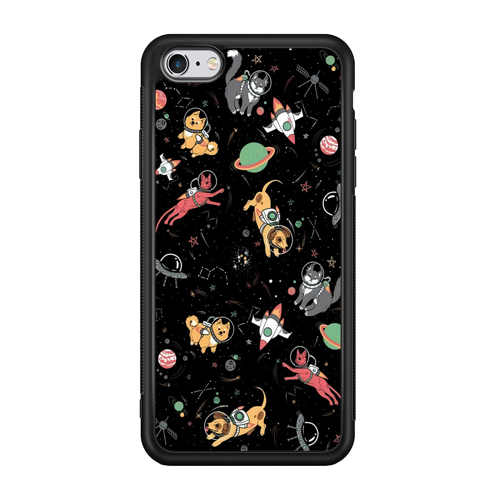 Dogs and Cats Space Form iPhone 6 | 6s Case