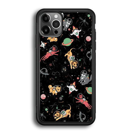 Dogs and Cats Space Form iPhone 12 Pro Max Case