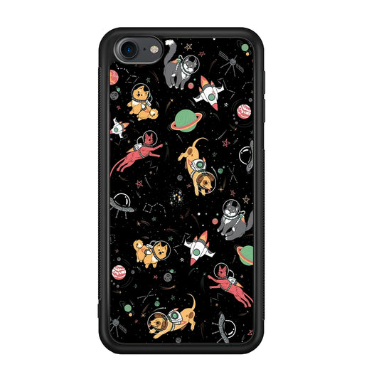 Dogs and Cats Space Form iPod Touch 6 Case - Carneyforia