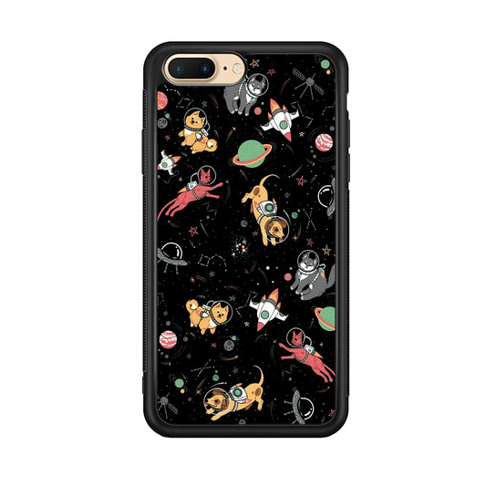 Dogs and Cats Space Form iPhone 8 Plus Case