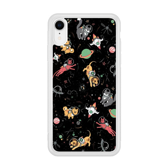 Dogs and Cats Space Form iPhone XR Case