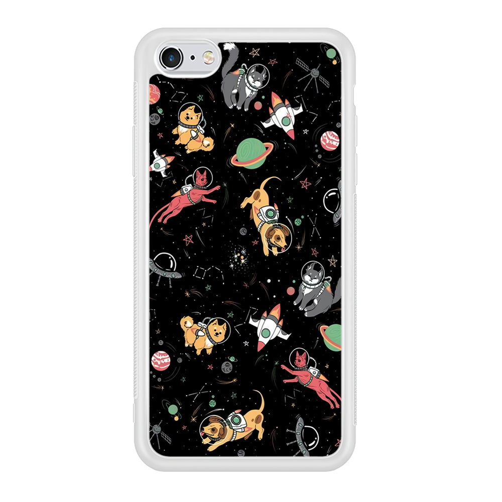 Dogs and Cats Space Form iPhone 6 | 6s Case