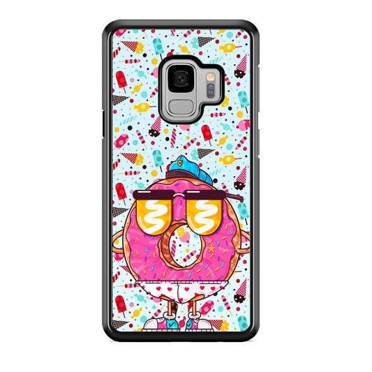 Donut, Police Candy Samsung Galaxy S9 Case
