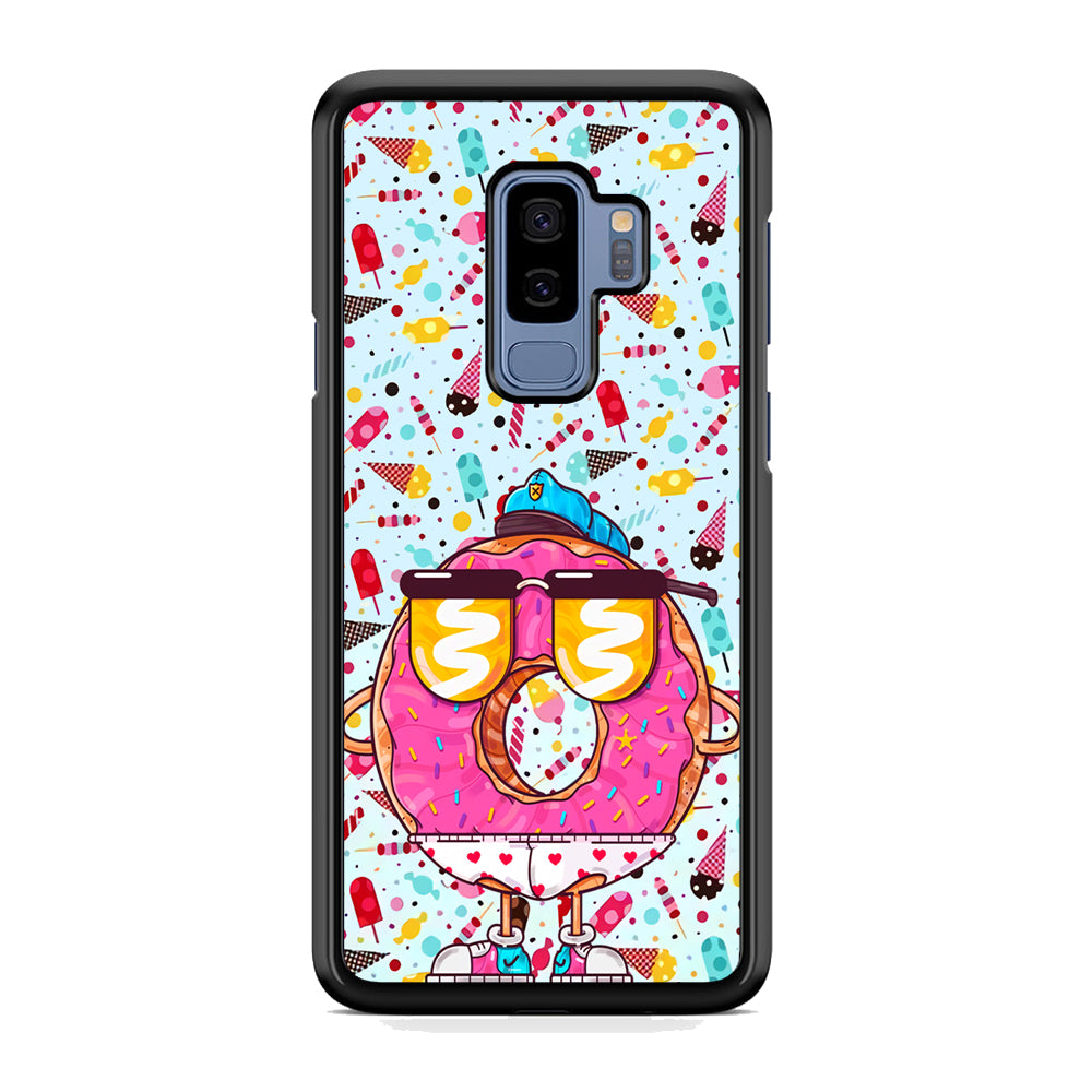 Donut, Police Candy Samsung Galaxy S9 Plus Case