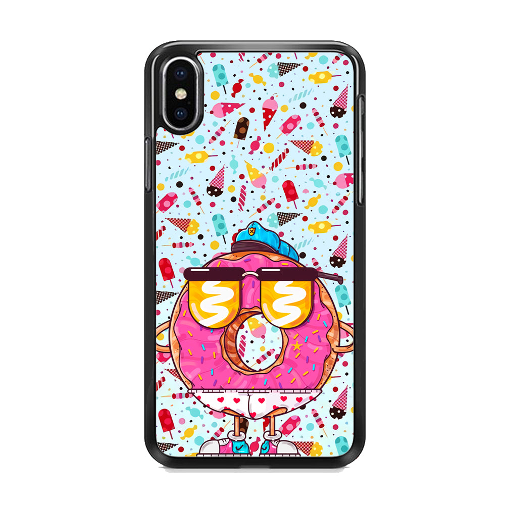 Donut, Police Candy iPhone XS MAX Case
