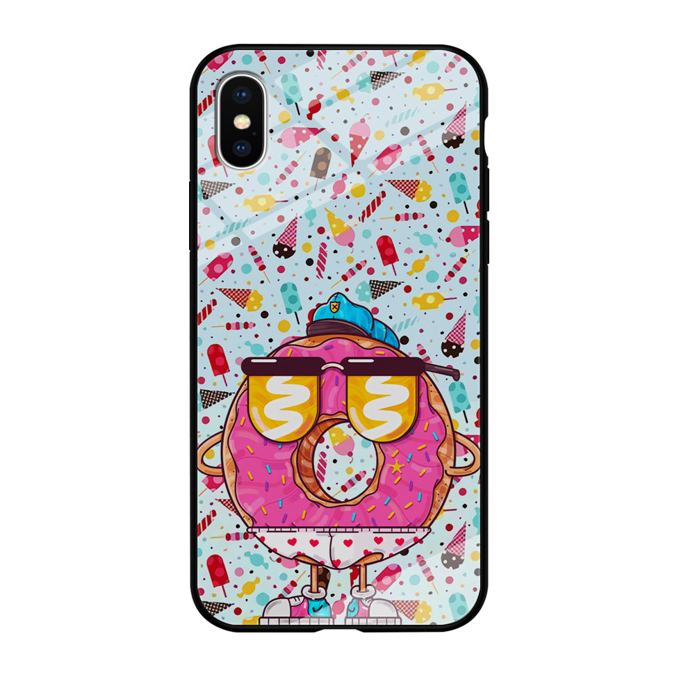 Donut, Police Candy iPhone X Case
