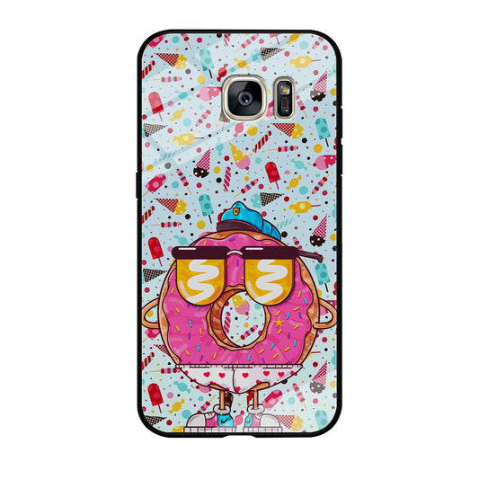 Donut, Police Candy Samsung Galaxy S7 Edge Case