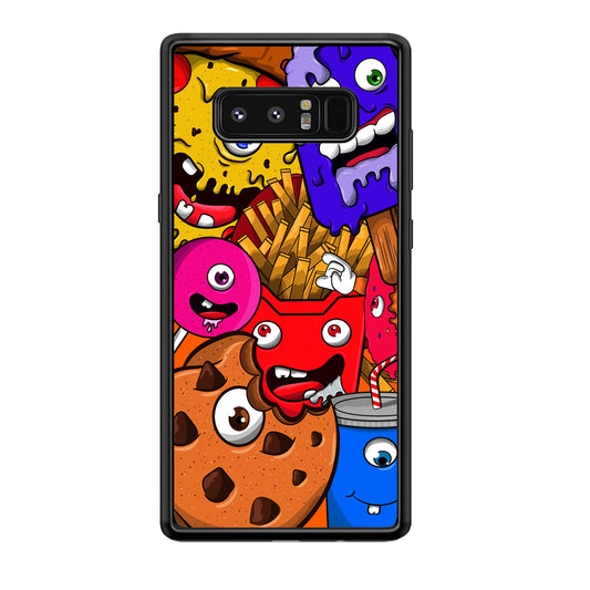Doodle Monsters Snack Samsung Galaxy Note 8 Case