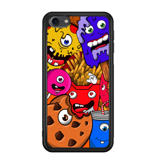 Doodle Monsters Snack iPod Touch 6 Case - Carneyforia