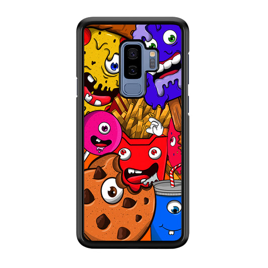 Doodle Monsters Snack Samsung Galaxy S9 Plus Case