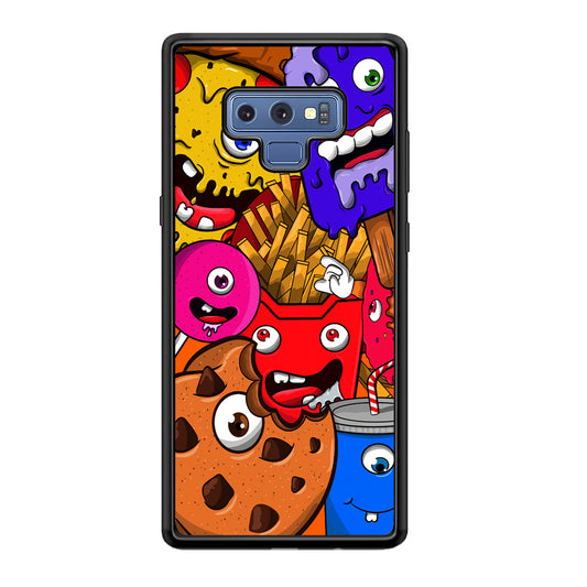 Doodle Monsters Snack Samsung Galaxy Note 9 Case