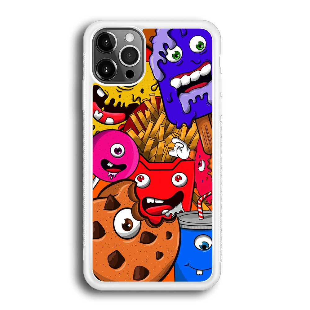 Doodle Monsters Snack iPhone 12 Pro Max Case