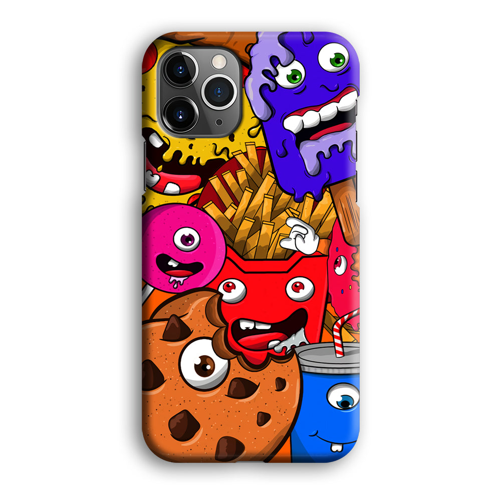 Doodle Monsters Snack iPhone 12 Pro Max Case