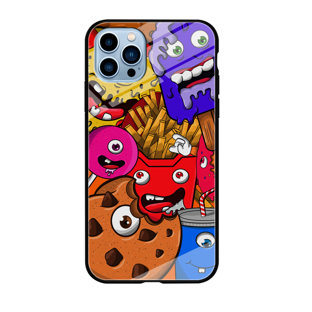 Doodle Monsters Snack iPhone 12 Pro Max Case