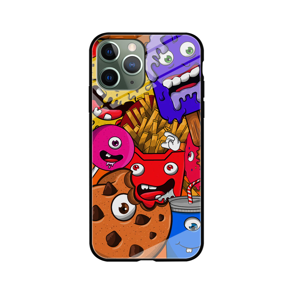 Doodle Monsters Snack iPhone 11 Pro Case