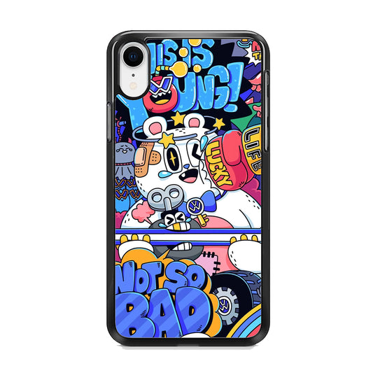 Doodle Passion of Youth iPhone XR Case