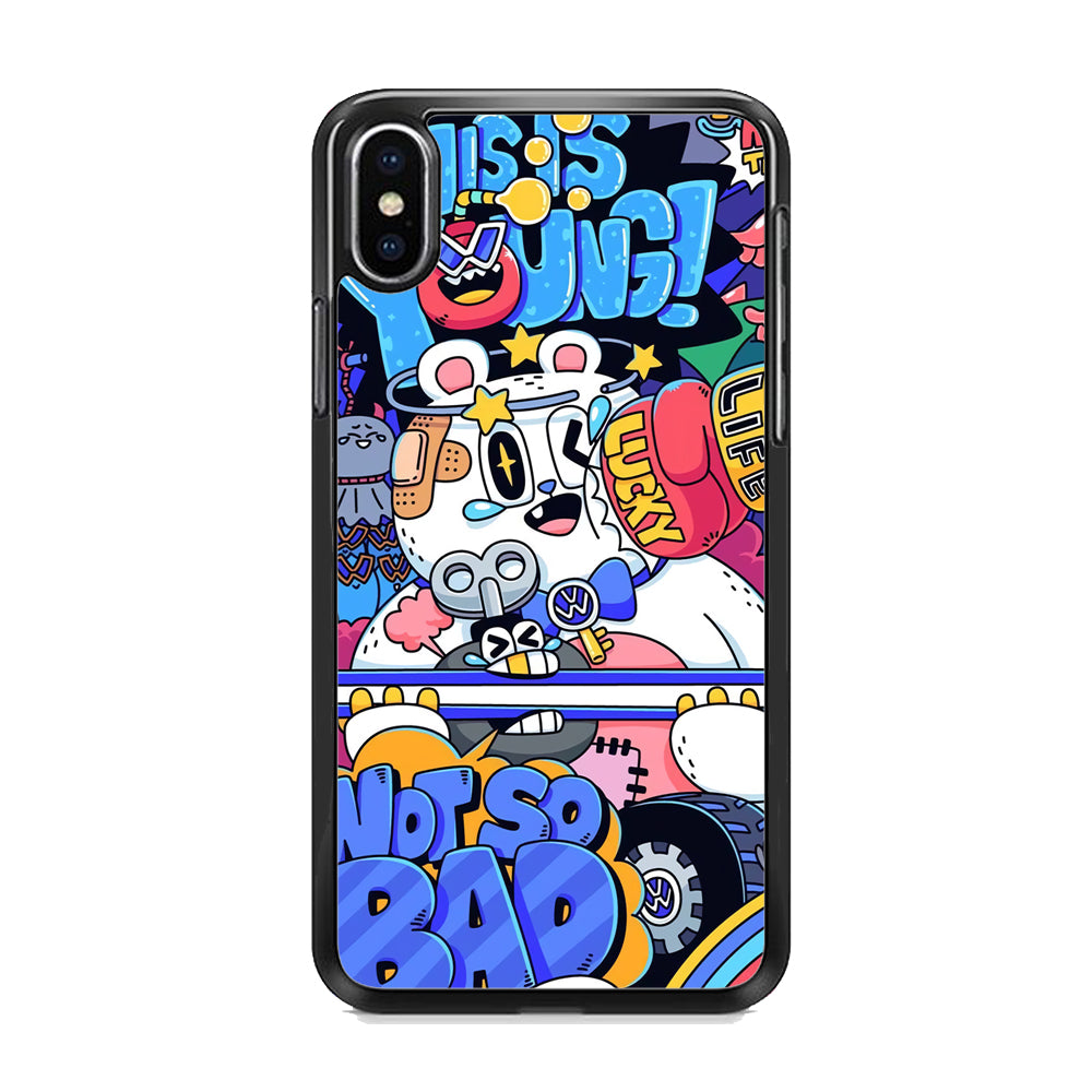 Doodle Passion of Youth iPhone XS MAX Case