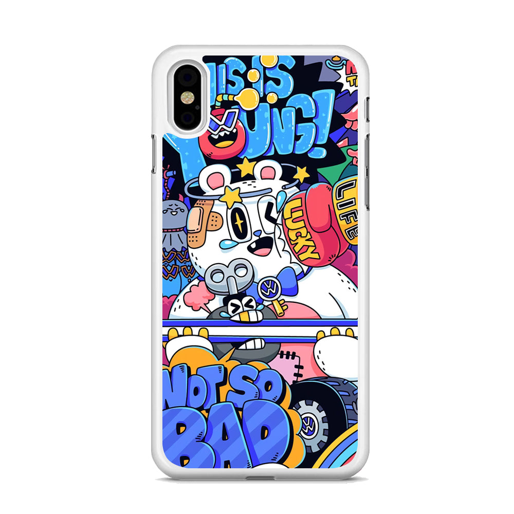 Doodle Passion of Youth iPhone XS MAX Case