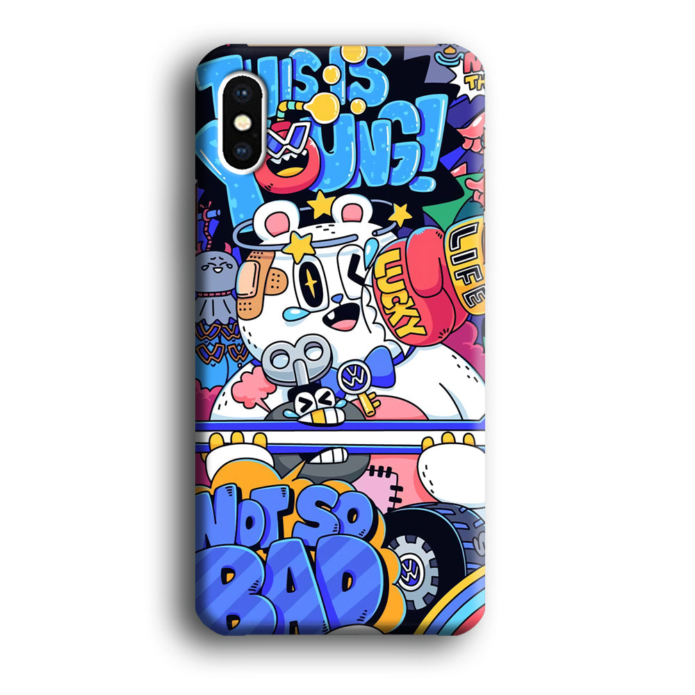 Doodle Passion of Youth iPhone XS MAX Case
