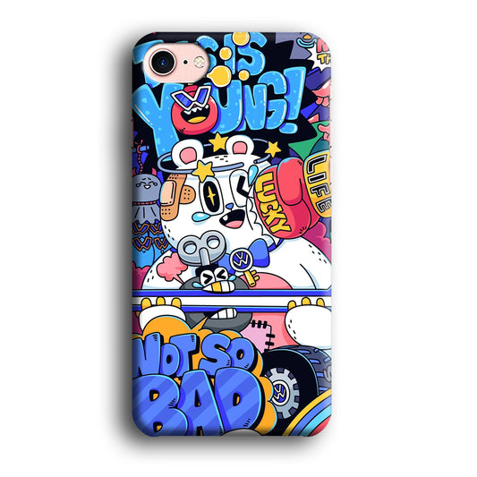 Doodle Passion of Youth iPhone 8 Case