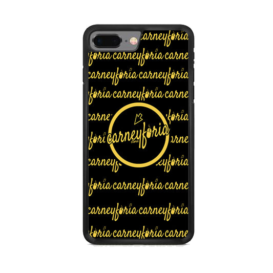 Doodle Word Carneyforia Black iPhone 7 Plus Case