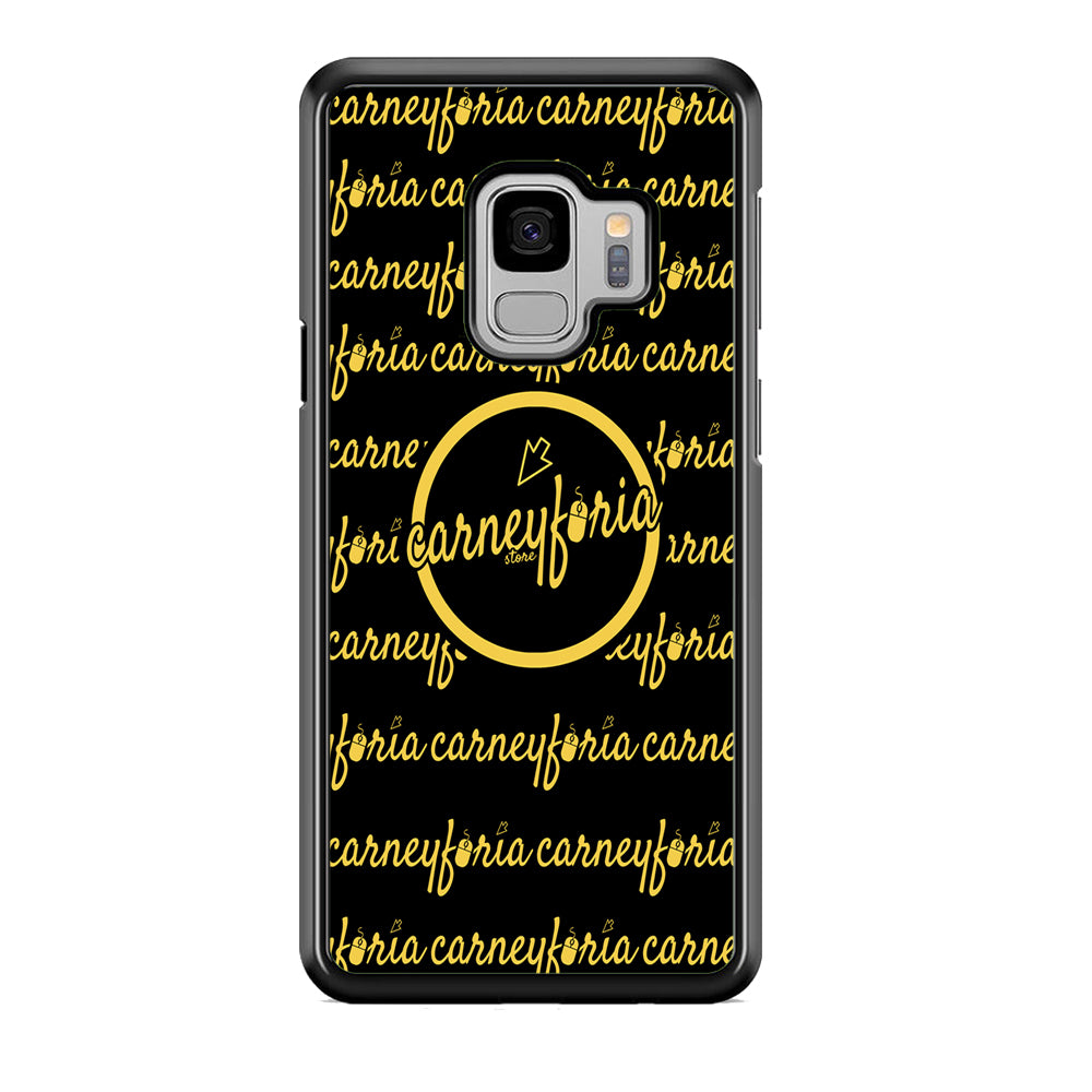 Doodle Word Carneyforia Black Samsung Galaxy S9 Case