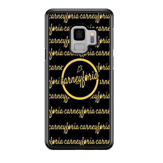 Doodle Word Carneyforia Black Samsung Galaxy S9 Case
