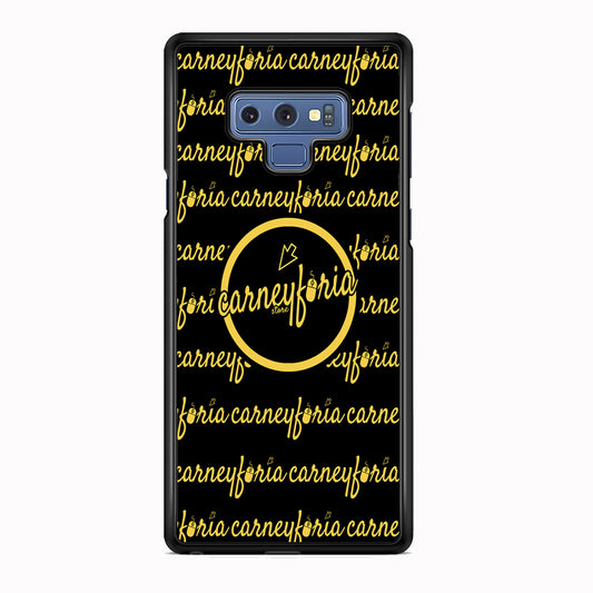 Doodle Word Carneyforia Black Samsung Galaxy Note 9 Case