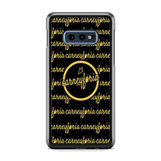 Doodle Word Carneyforia Black Samsung Galaxy S10E Case