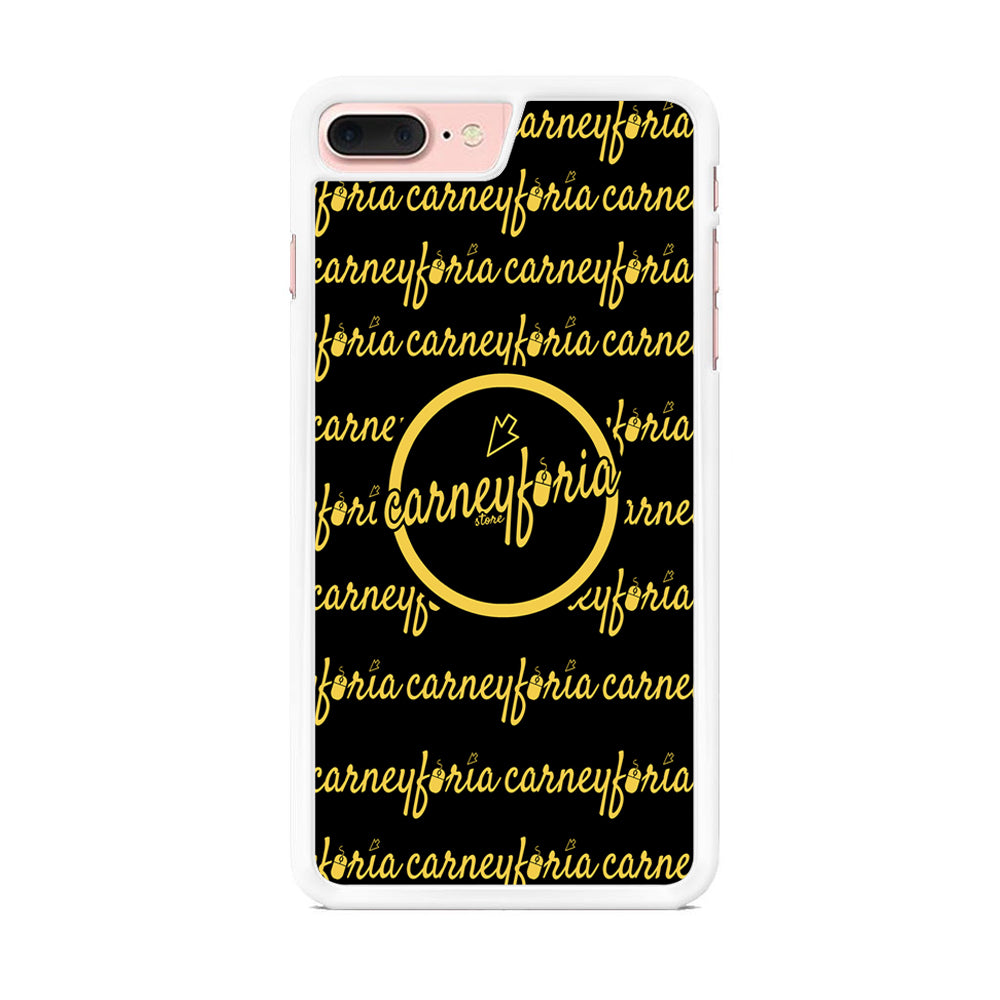 Doodle Word Carneyforia Black iPhone 7 Plus Case