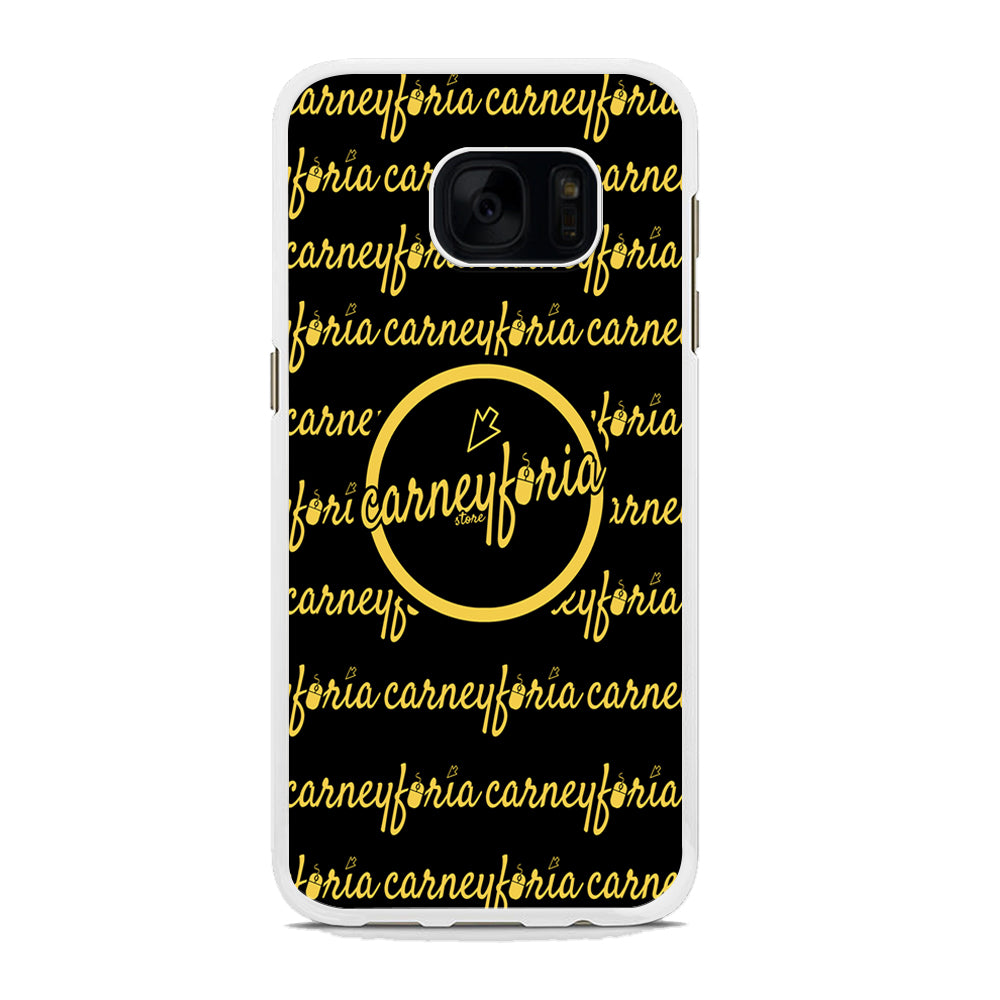 Doodle Word Carneyforia Black Samsung Galaxy S7 Edge Case