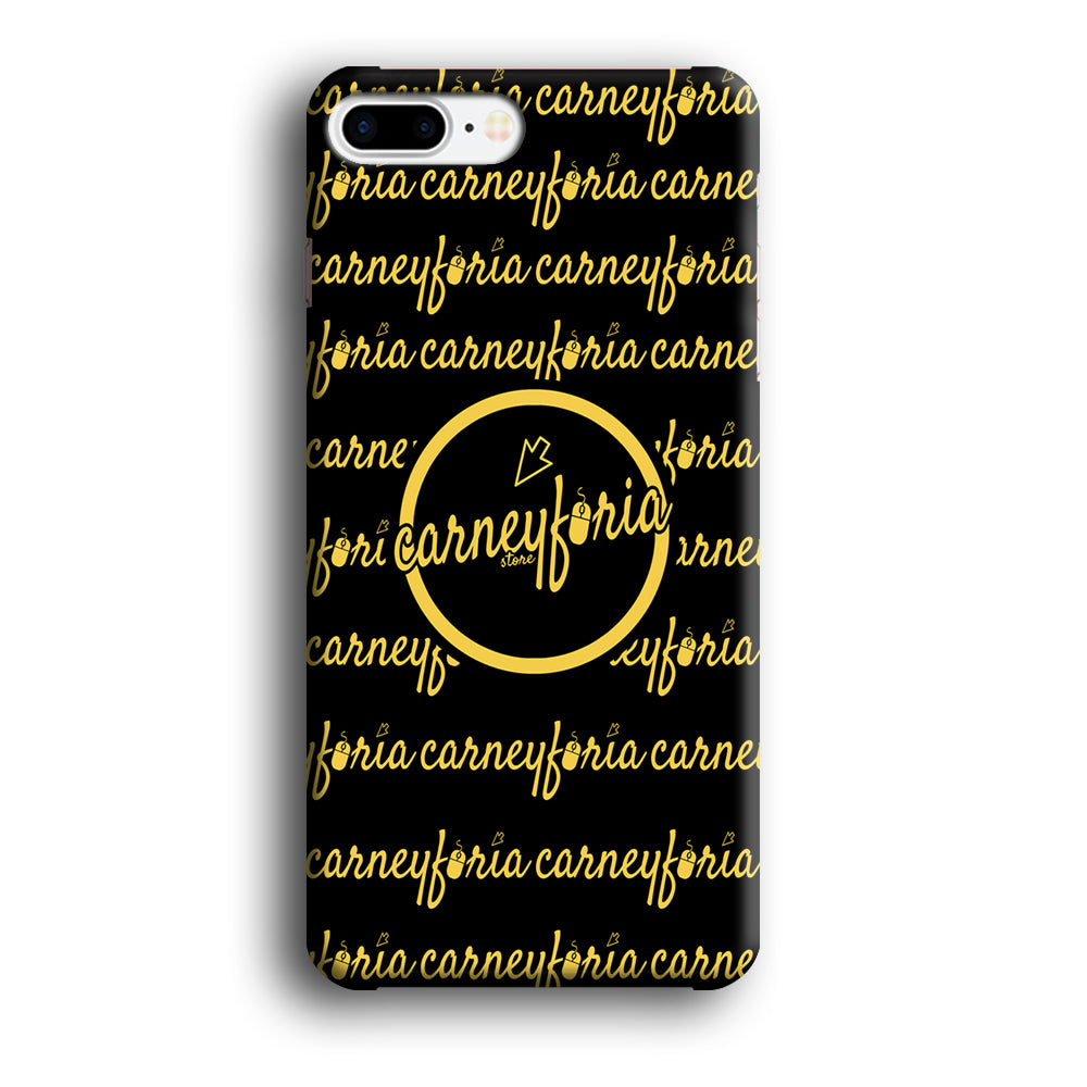 Doodle Word Carneyforia Black iPhone 7 Plus Case