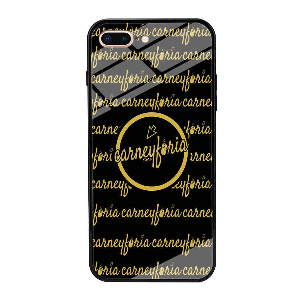 Doodle Word Carneyforia Black iPhone 7 Plus Case