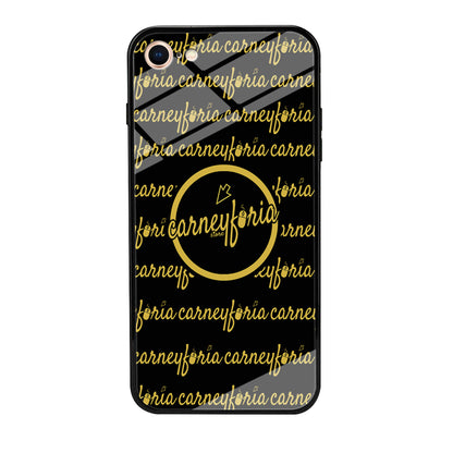 Doodle Word Carneyforia Black iPhone 8 Case
