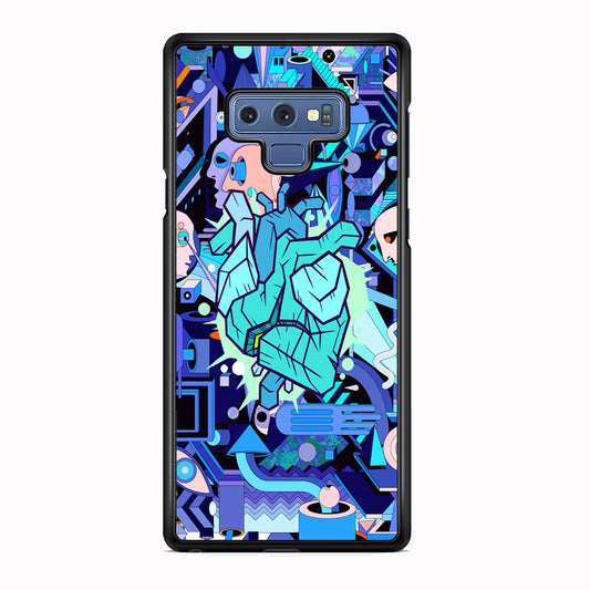 Doodle in Heartbeat Samsung Galaxy Note 9 Case