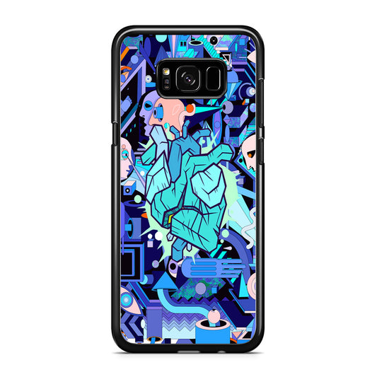 Doodle in Heartbeat Samsung Galaxy S8 Case