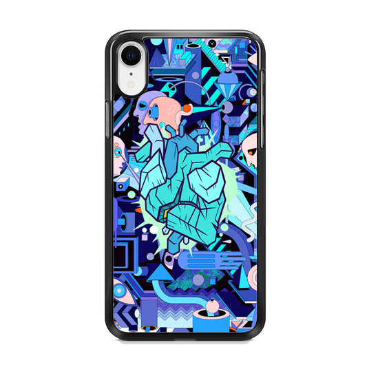 Doodle in Heartbeat iPhone XR Case