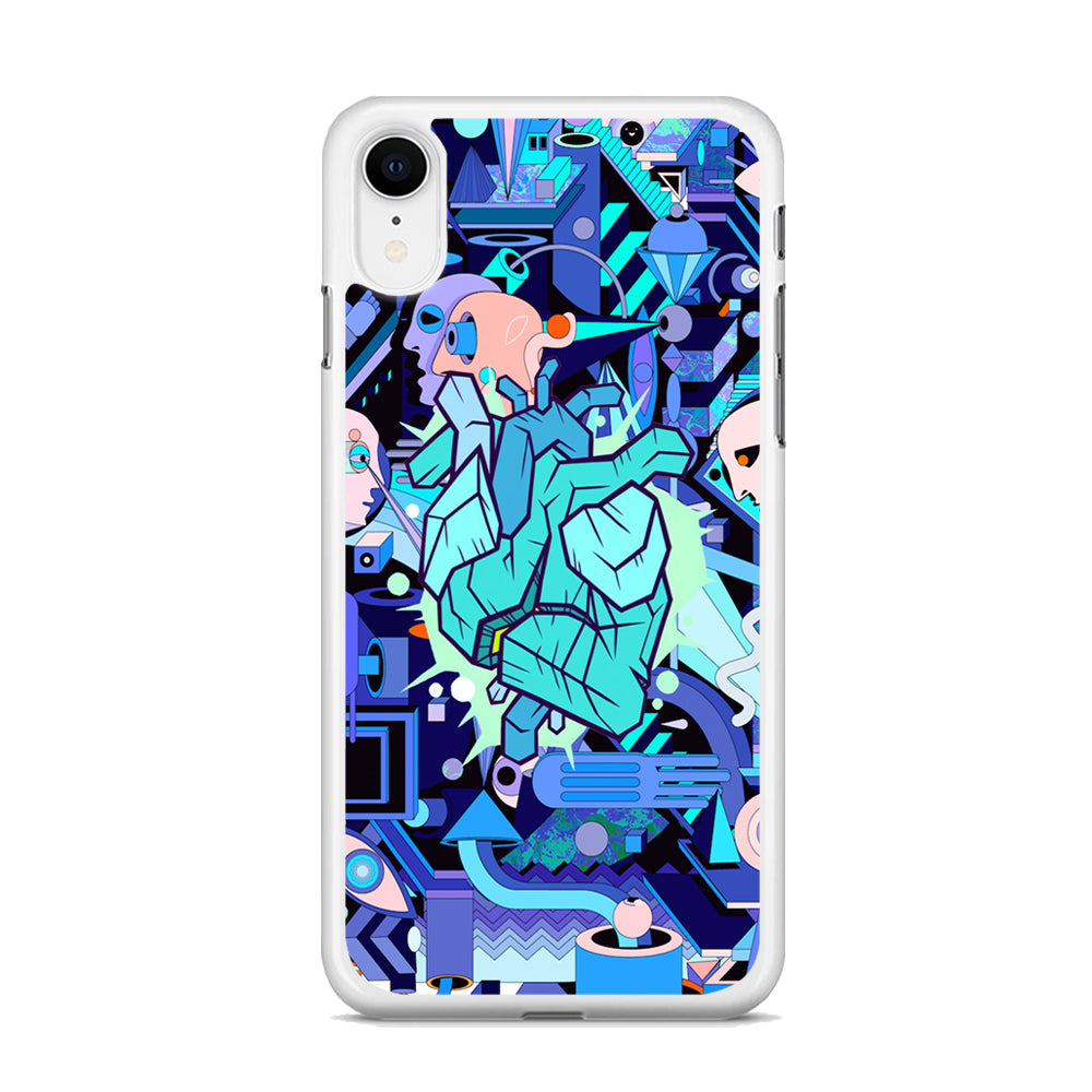 Doodle in Heartbeat iPhone XR Case