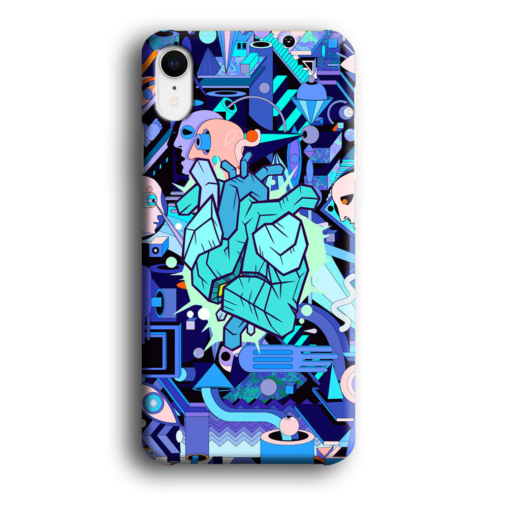 Doodle in Heartbeat iPhone XR Case