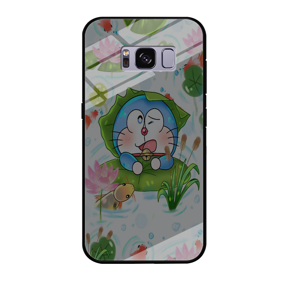 Doraemon Cute Samsung Galaxy S8 Plus Case Tempered Glass Case