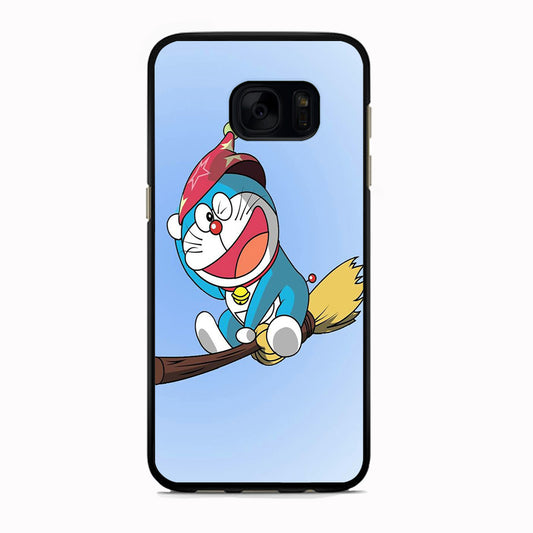 Doraemon Happy Flying Samsung Galaxy S7 Edge Case