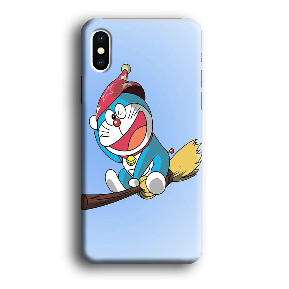 Doraemon Happy Flying iPhone X Case