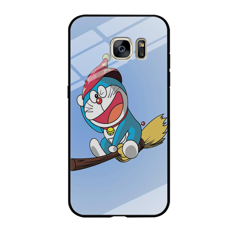 Doraemon Happy Flying Samsung Galaxy S7 Edge Case
