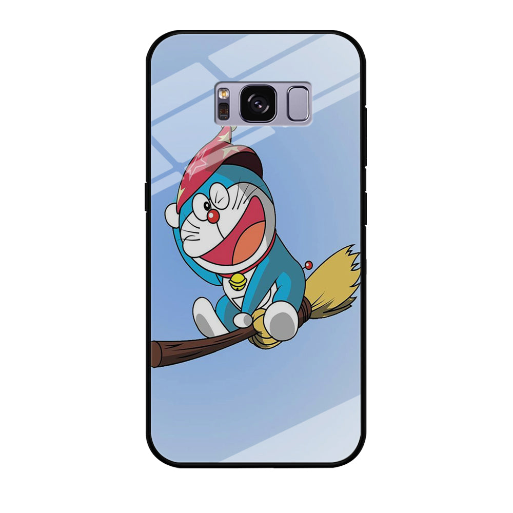 Doraemon Happy Flying Samsung Galaxy S8 Plus Case Tempered Glass Case