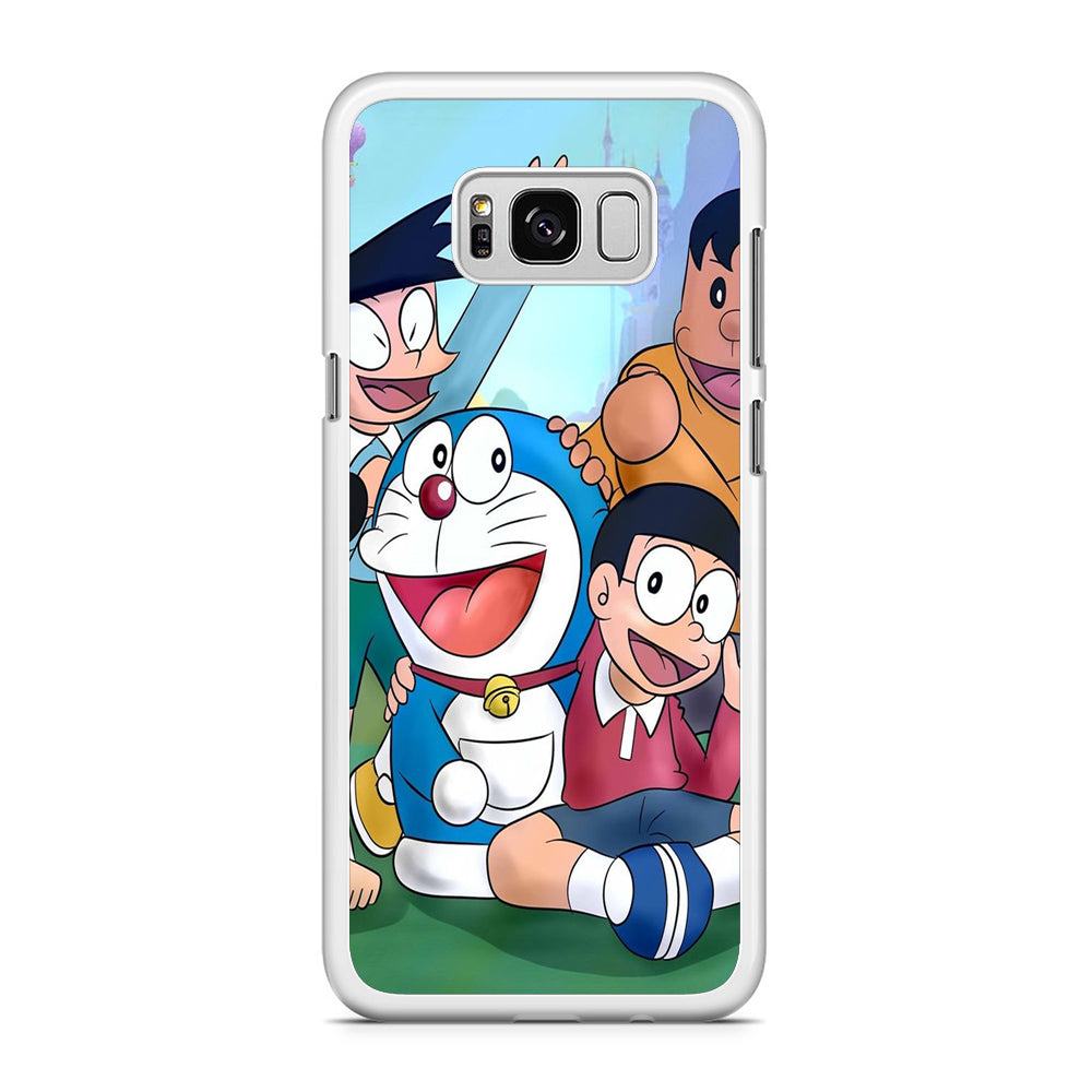 Doraemon Partner Samsung Galaxy S8 Plus Case Rubber White (2D Case)