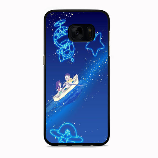 Doraemon Sweet Nobita Couple Samsung Galaxy S7 Edge Case