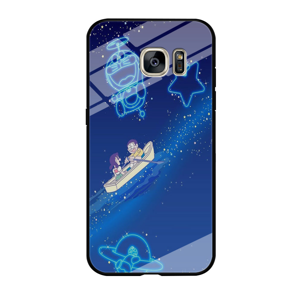 Doraemon Sweet Nobita Couple Samsung Galaxy S7 Edge Case