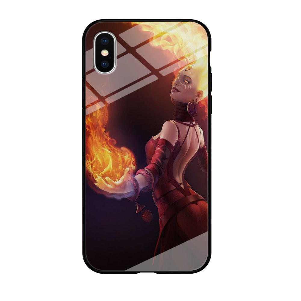 Dota Lina Battle Style iPhone X Case