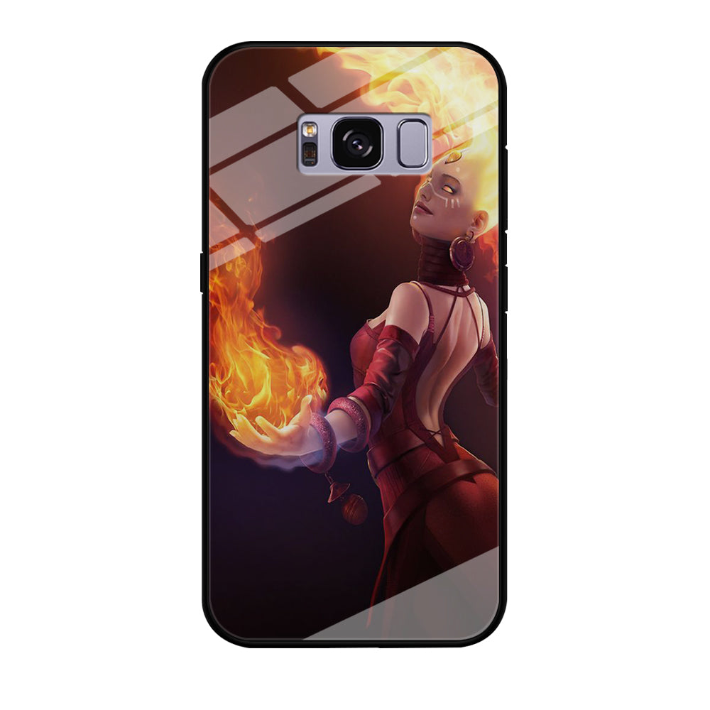 Dota Lina Battle Style Samsung Galaxy S8 Plus Case Tempered Glass Case